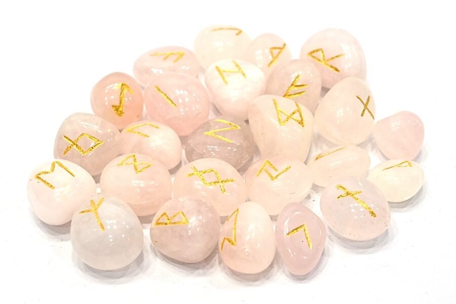 Rose Quartz Rune Set