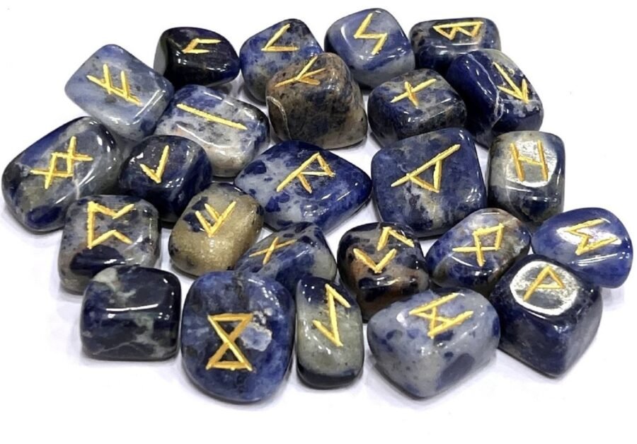 Sodalite Rune Set