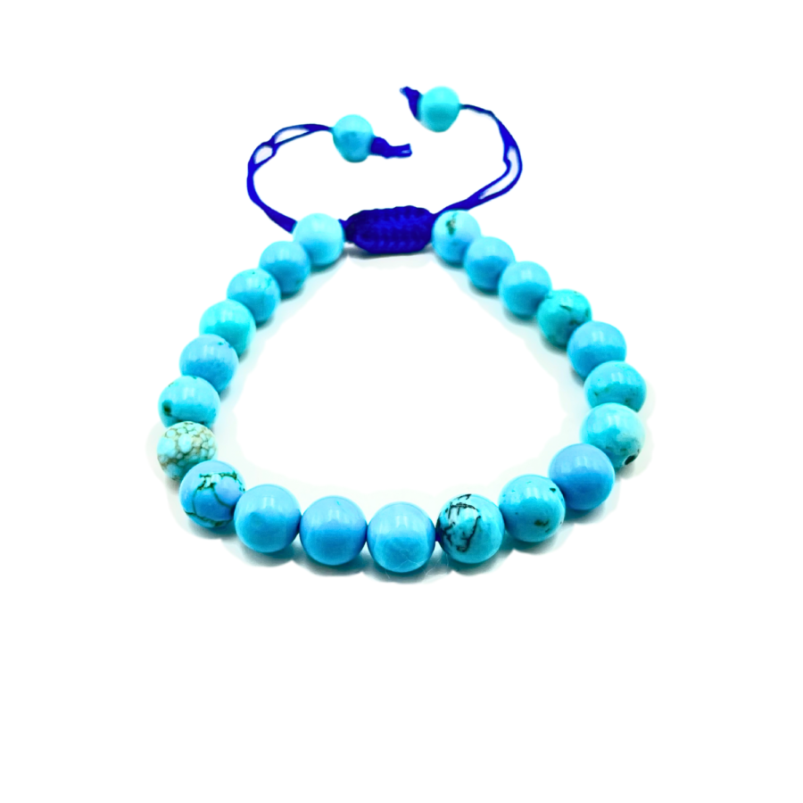 Turquoise Single Stone Dori Bracelet