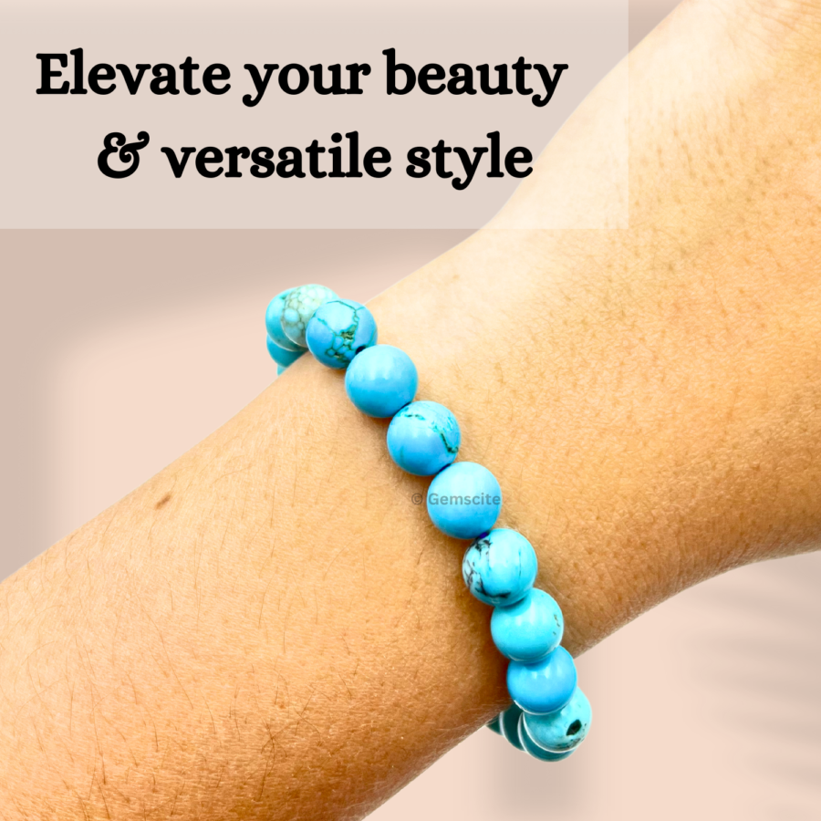 Turquoise Single Stone Dori Bracelet - Image 5