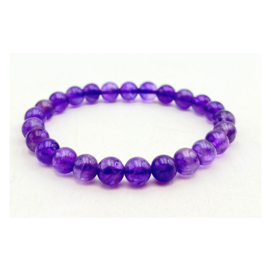 Amethyst Single Stone Bracelet