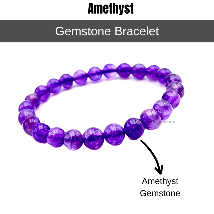 Amethyst Single Stone Bracelet - Image 2