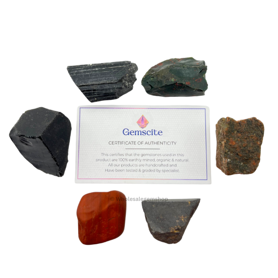 Health Manifestation Crystals Raw Stone Set - Image 4