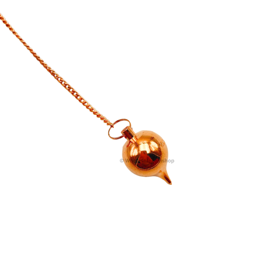 Cone 2 Rose Gold Metal Pendulums - Image 2