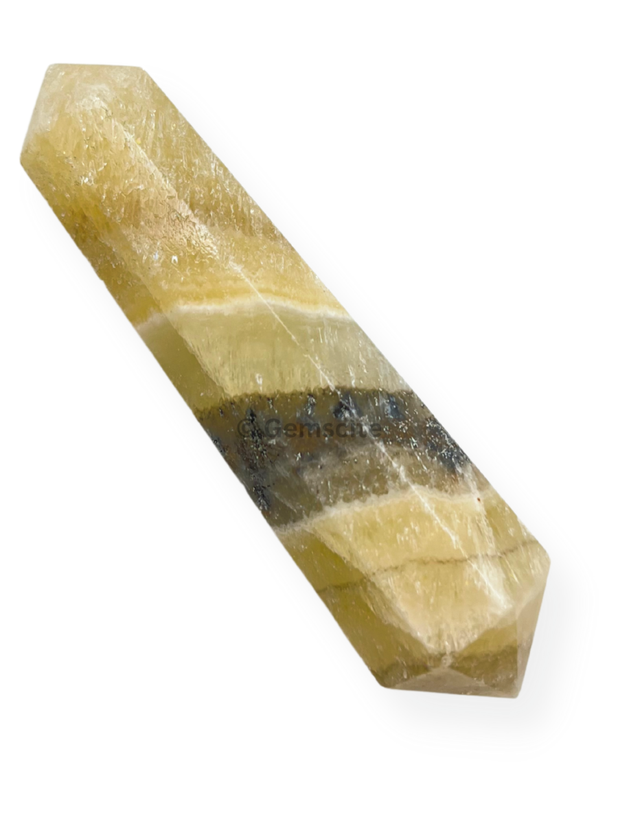 Zebra Calcite Double Point Tower-3 inch - Image 5