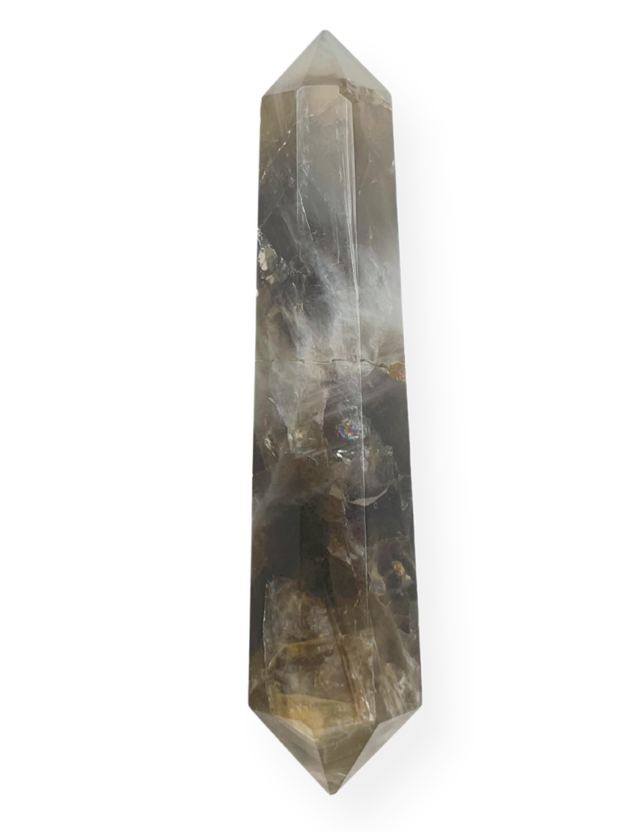 Smokey Quartz Double Point Tower-3 inch - Image 2