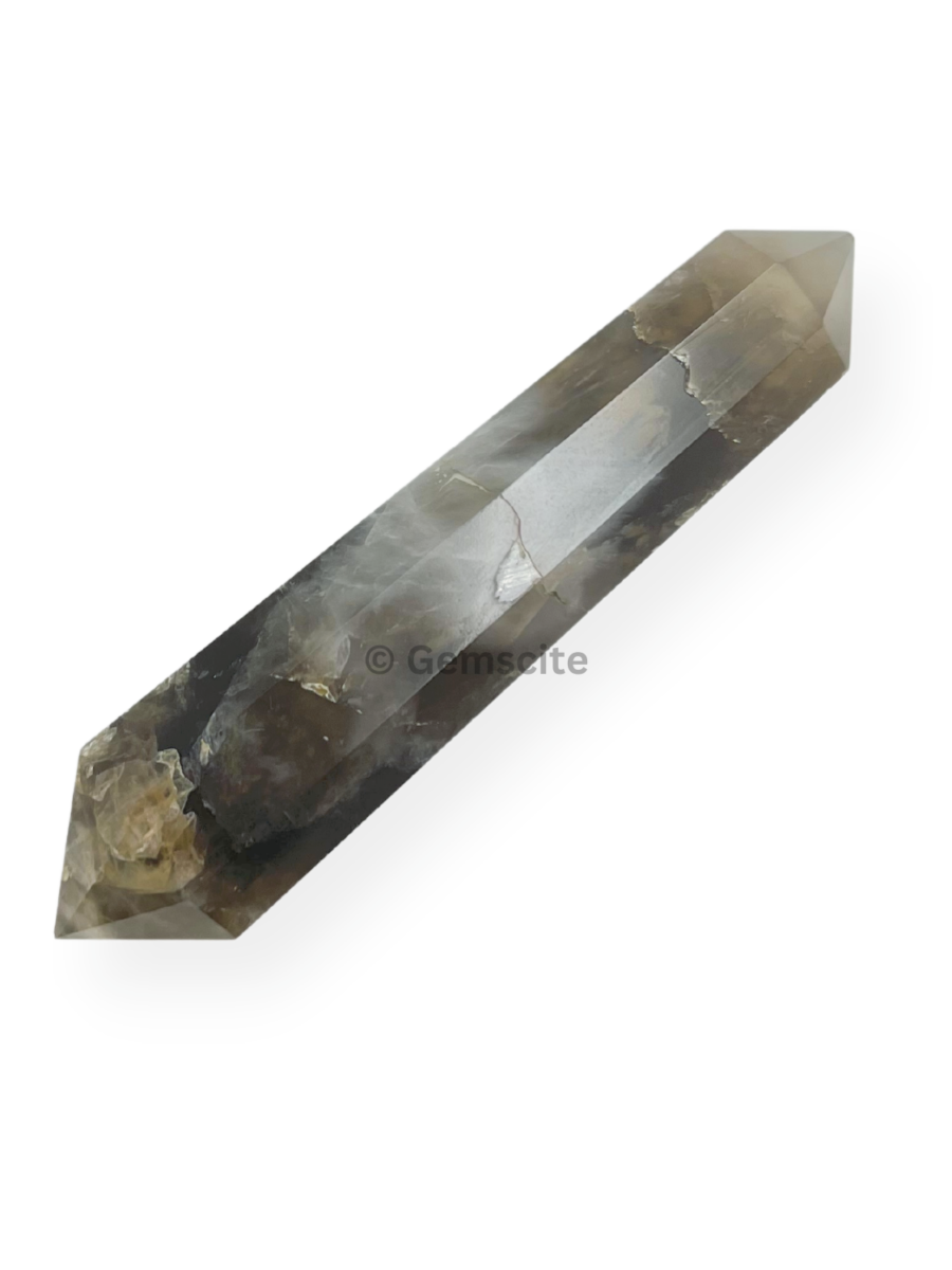 Smokey Quartz Double Point Tower-3 inch - Image 3