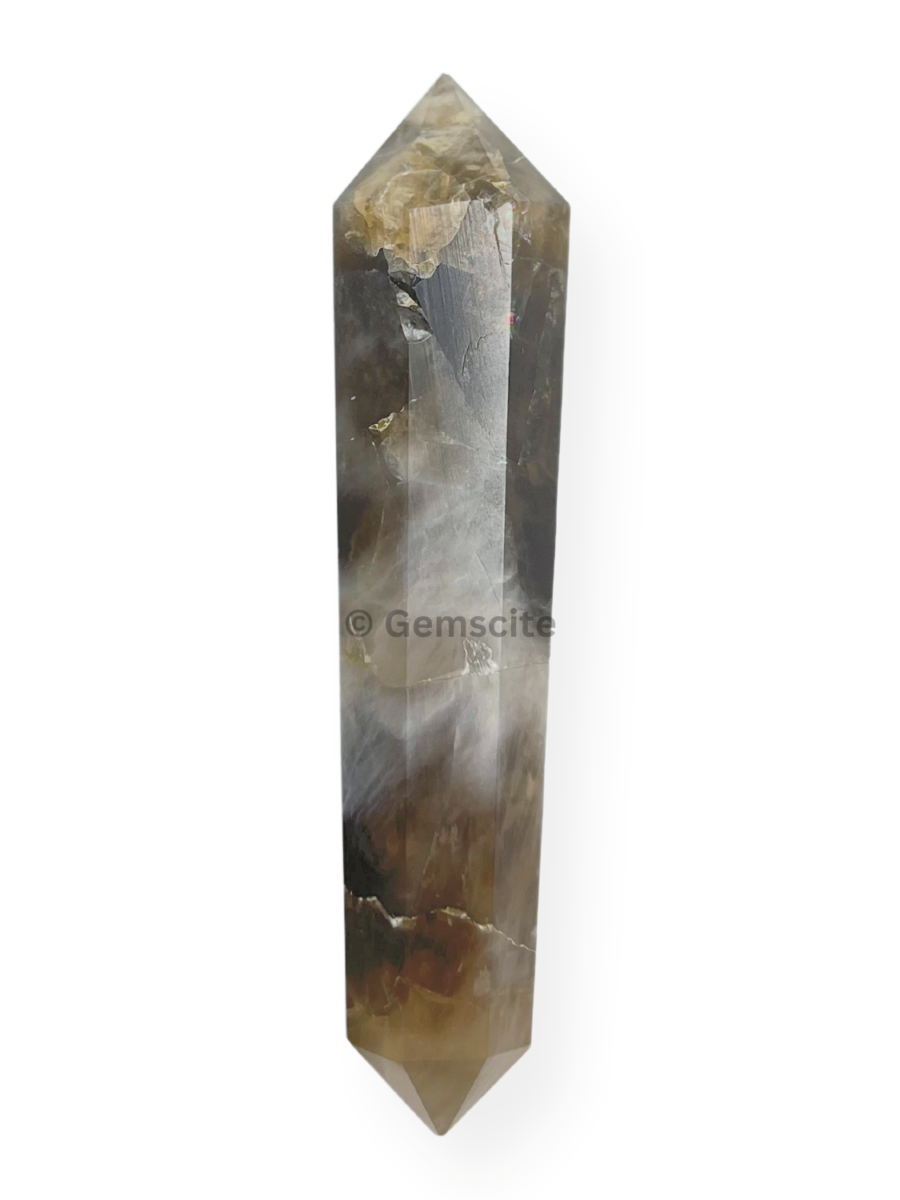 Smokey Quartz Double Point Tower-3 inch - Image 5