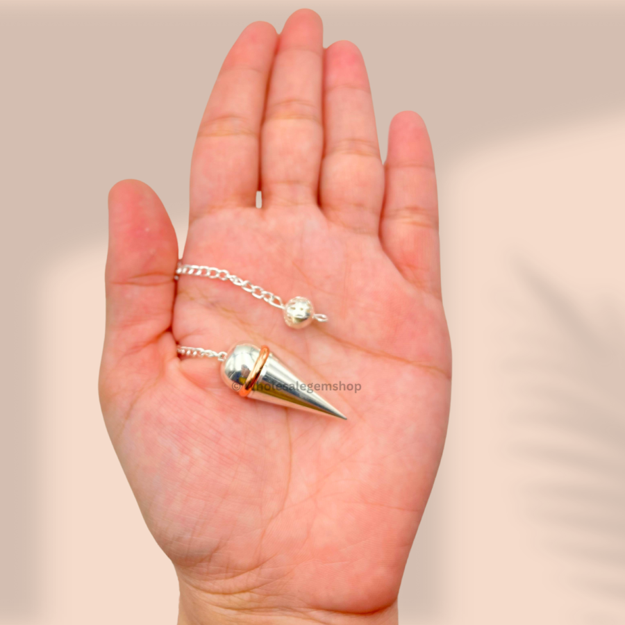 Dowsing With Copper Ring - Silver Metal Pendulums - Image 5